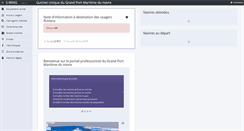 Desktop Screenshot of havre-port.com